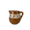 Juego Para Cafe 15 Piezas Fondo Terracota Con Blanco Mik - Imagen 3